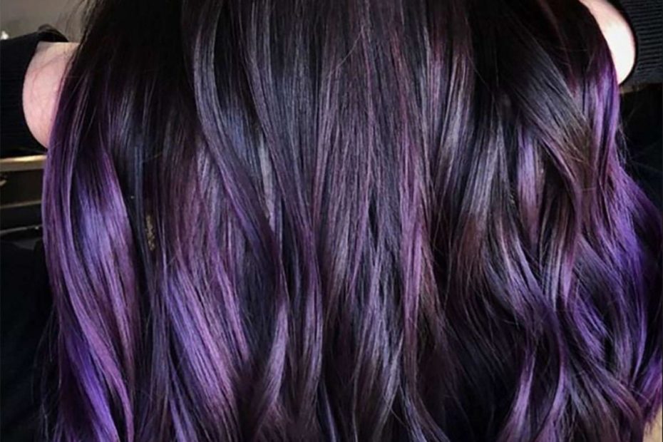 Blackberry Dark Purple Hair Color Trend