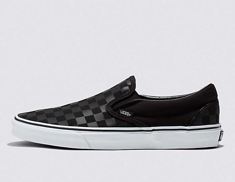 Vans | Classic Checkerboard Slip-On Black/Black Shoe