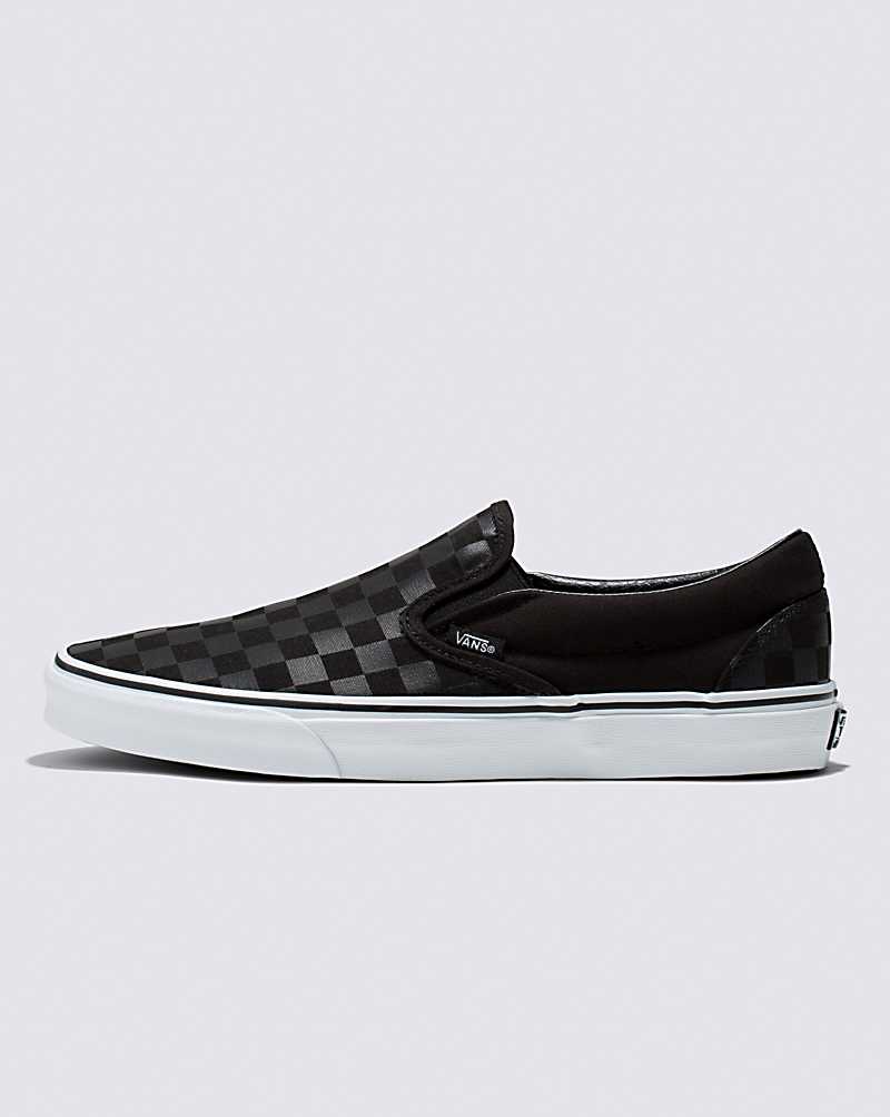 Vans | Classic Checkerboard Slip-On Black/Black Shoe