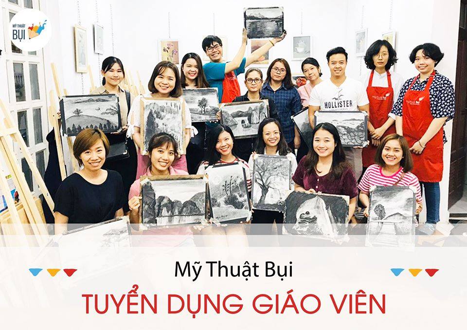 Tuyển Giáo Viên Dạy Vẽ Tại Sài Gòn | Mỹ Thuật Bụi