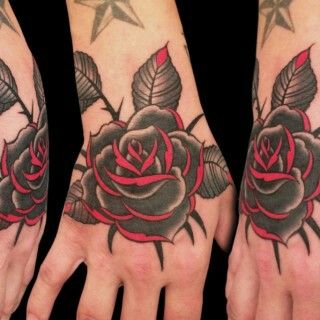 Black And Red Rose | Red Rose Tattoo, Black Red Tattoo, Black Rose Tattoos