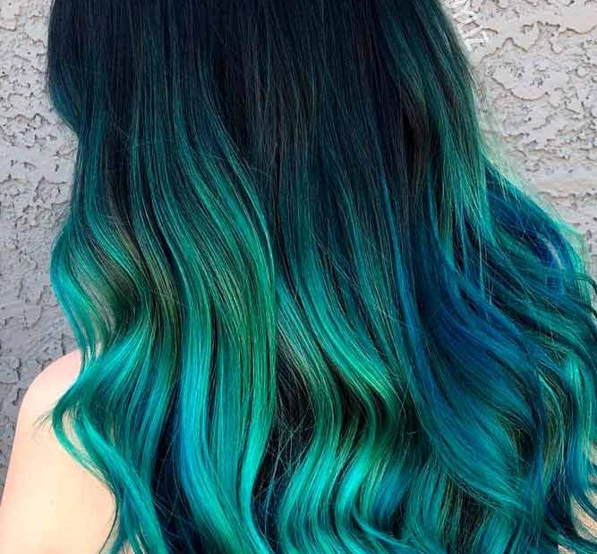 The Top Green Hair Color Ideas And How To Get Them | Green Hair Ombre, Green  Hair Colors, Brunette Hair Color