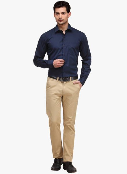 Men'S Guide To Matching Pant Shirt Color Combination - Looksgud.Com | Shirt  Outfit Men, Blue Shirt Combination, Navy Blue Shirt Outfit