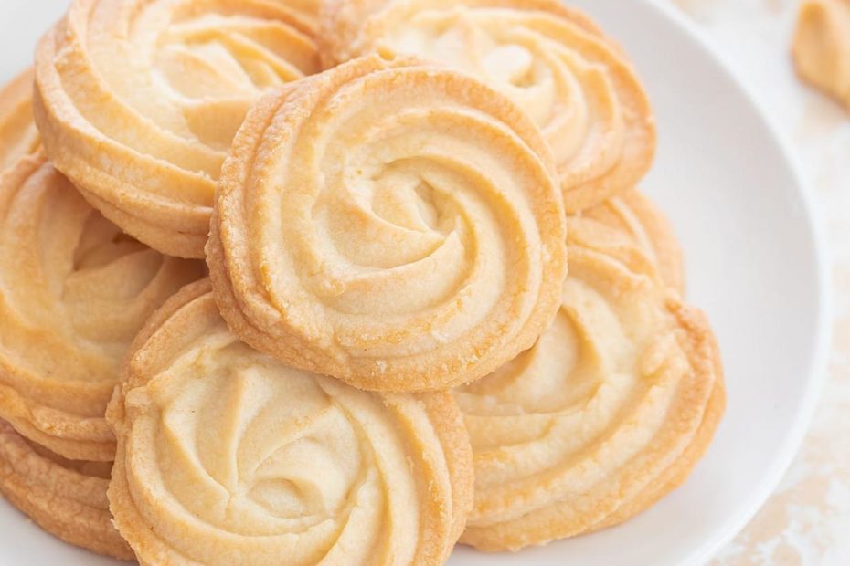 3 Ingredient Butter Cookies (No Eggs) - Kirbie'S Cravings