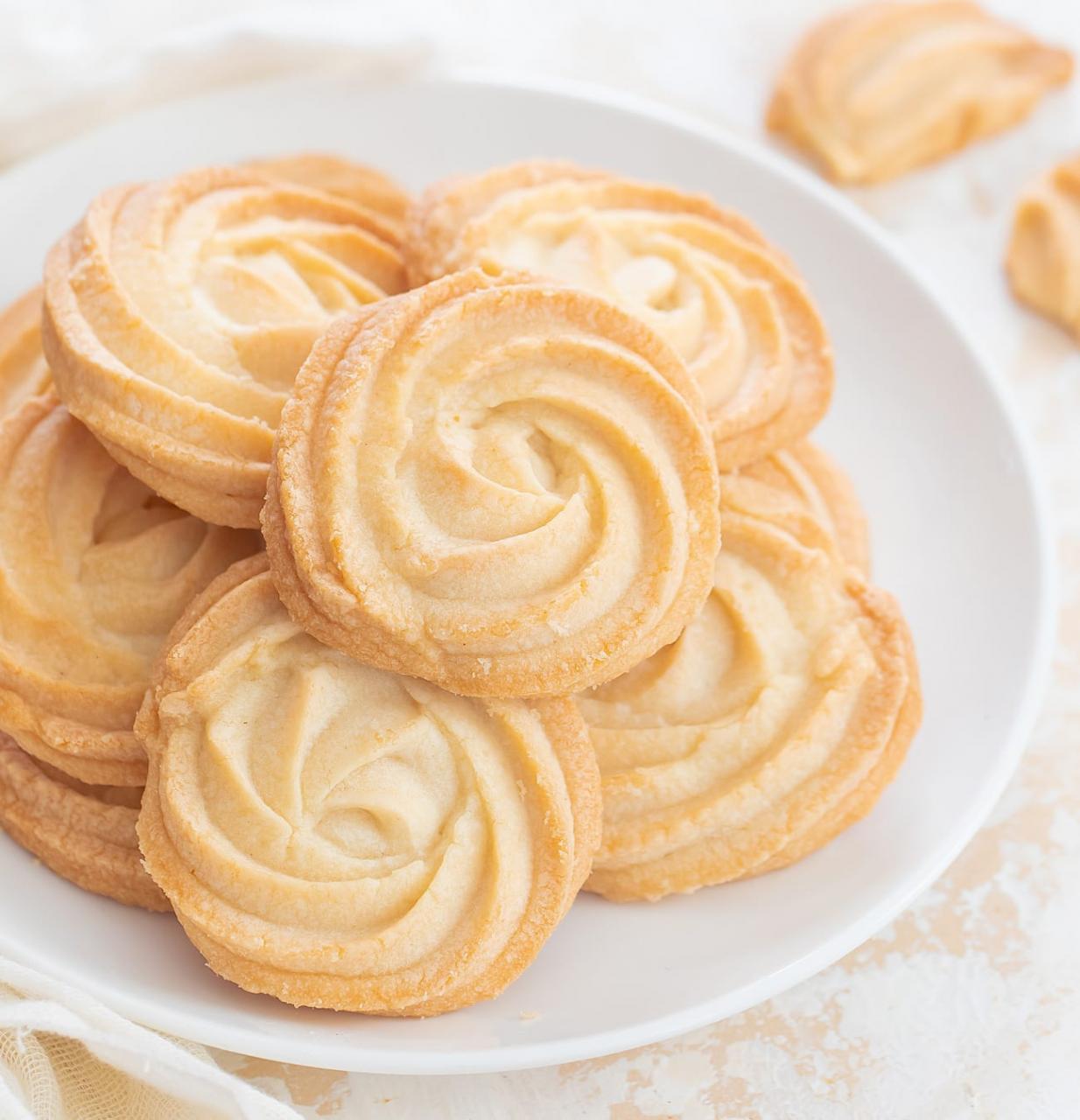 3 Ingredient Butter Cookies (No Eggs) - Kirbie'S Cravings