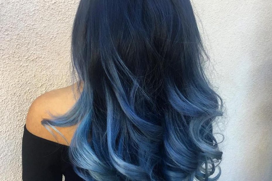 40 Fairy-Like Blue Ombre Hairstyles | Blue Ombre Hair, Hair Styles, Hair  Color Blue