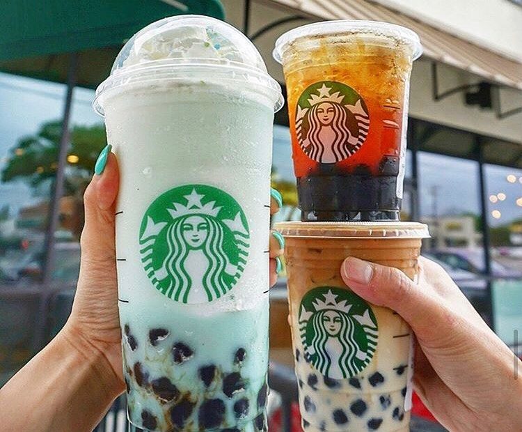 Starbucks ➕Boba‼️ 😍 | Trà Sữa Trân Châu, Bubble Tea, Sữa