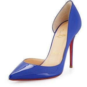 Christian Louboutin Royal Blue Heel | Christian Louboutin Iriza, Christian  Louboutin, Red Bottom Shoes