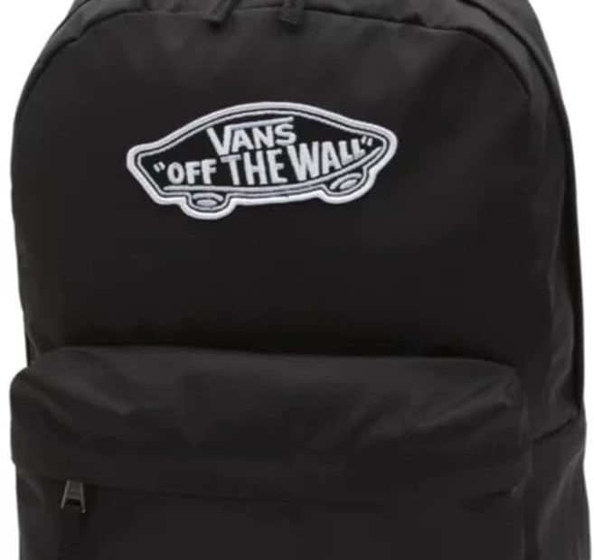 Amazon.Com | Vans | Realm Backpack (True Black, One Size) | Casual Daypacks