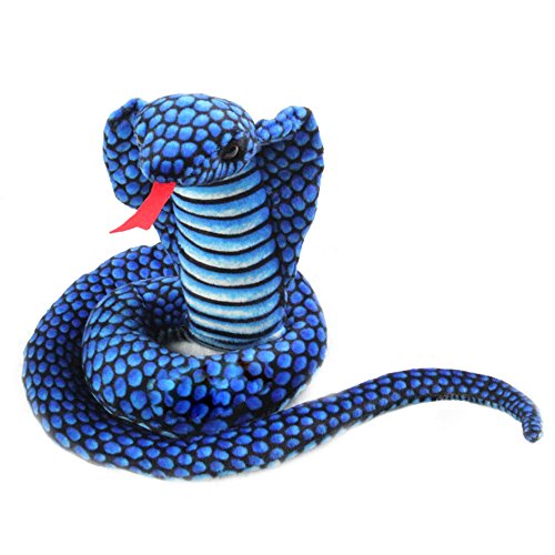 Amazon.Com: Flying Balloon 31 Inches Realistic Blue Cobra Snake Plush  Stuffed Animal Toy Doll Prank Gift For Friends (Blue) : Toys & Games