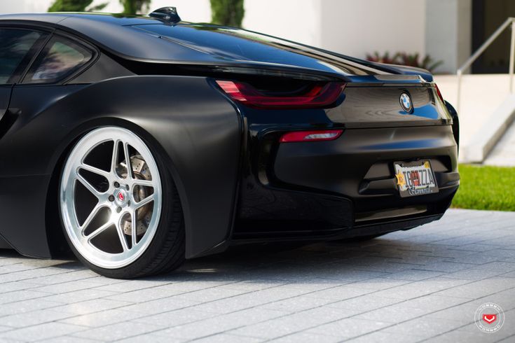 Matte Black Bmw I8 With Air Suspension | Matte Black Bmw, Bmw I8, Bmw