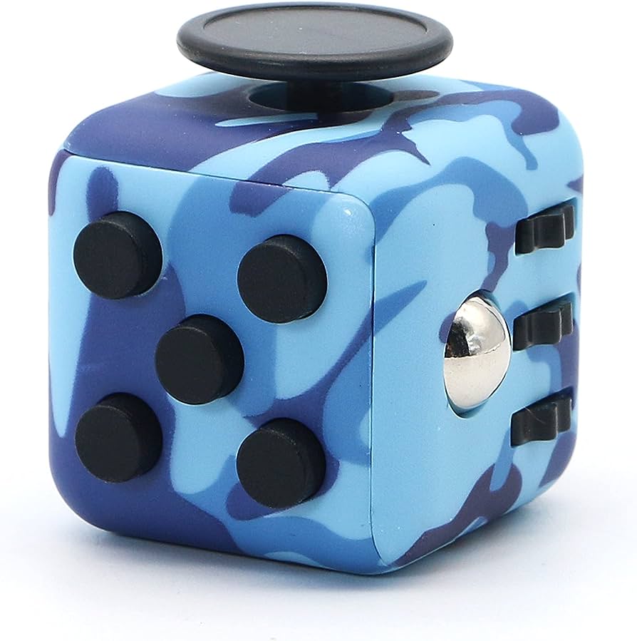 Amazon.Com: Appash Fidget Cube Stress Anxiety Pressure Relieving Toy Great  For Adults And Children[Gift Idea][Relaxing Toy][Stress Reliever][Soft  Material] (Camouflage Blue) : Toys & Games