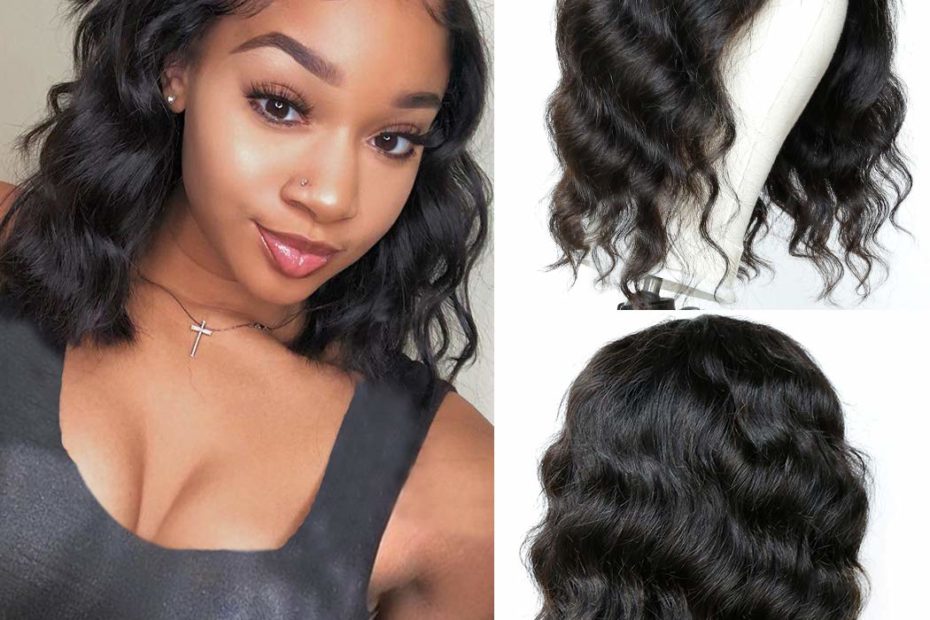 Amazon.Com : Afrodiva Bob Wig Body Wave Human Hair Lace Closure Wigs 12Inch  Brazilian Hair Body Wave Lace Front Wig Human Hair Pre Plucked With Baby  Hair Short Wigs For Black Women