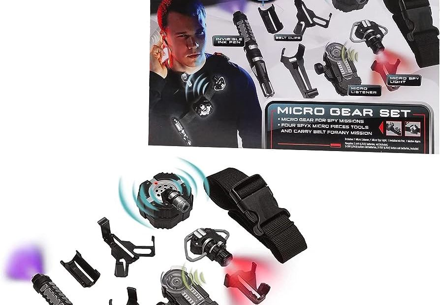 Amazon.Com: Spyx/Micro Gear Set - 4 Real Spy Toys Kit + Adjustable Belt For  Spy Kids Role Play. Junior Secret Agent/Detective/Ninja Toy Gadgets Set For  Boys & Girls : Toys & Games