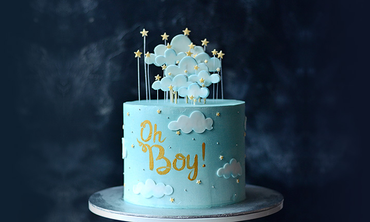 Baby Shower Cakes For Boys With Design Ideas | Pampers