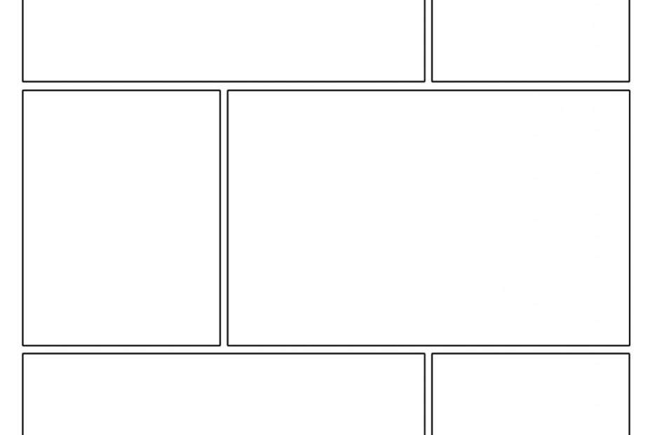 Free Printable Comic Strip Template Pages - Paper Trail Design