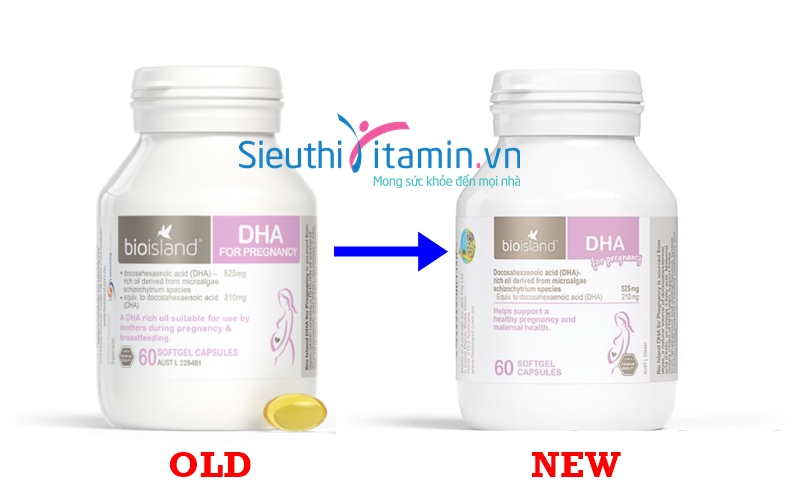 Bioisland Dha Cho Bà Bầu (Mẫu Mới Nhất - 60 Viên) - Vitamin Cho Bà Bầu -  Siêu Thị Vitamin