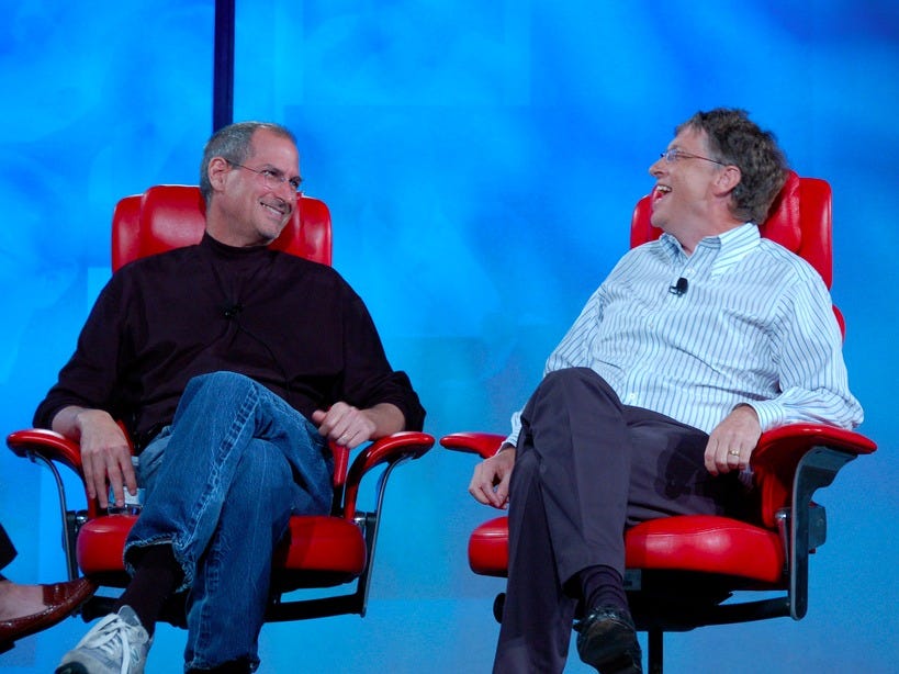 The Bill Gates Versus Steve Jobs Feud