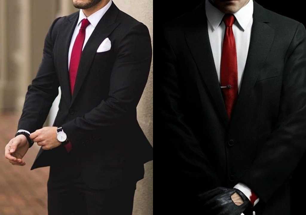 Wearing Black Suit With Red Tie | Avoid Making These Mistakes - Dapperclan