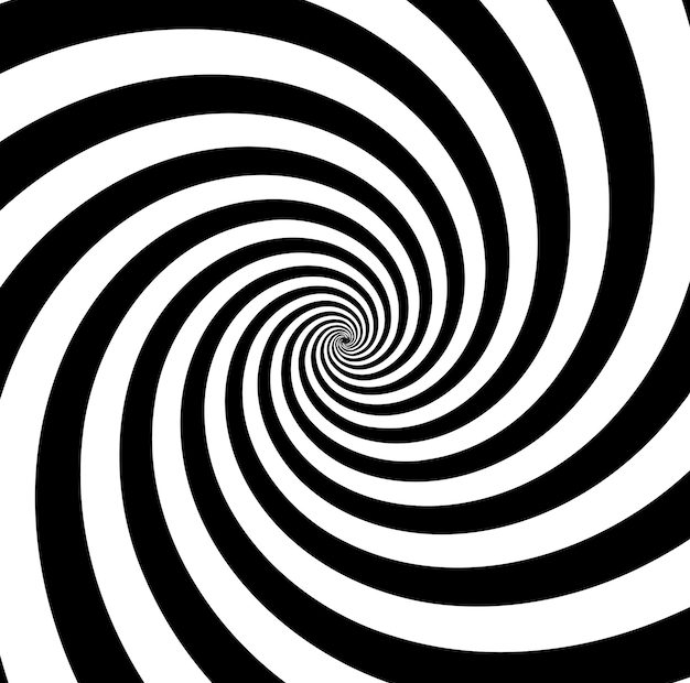 Free Vector | Black And White Spiral Background