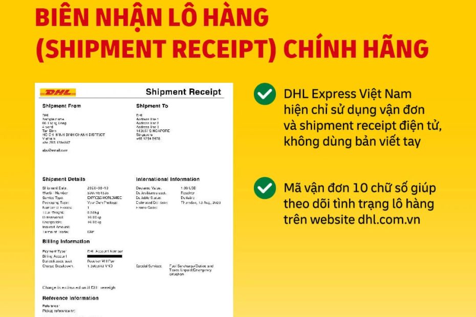 Cảnh Giác Với Vận Đơn Viết Tay Giả Mạo Dhl Express - Thông Quan Hàng Hoá