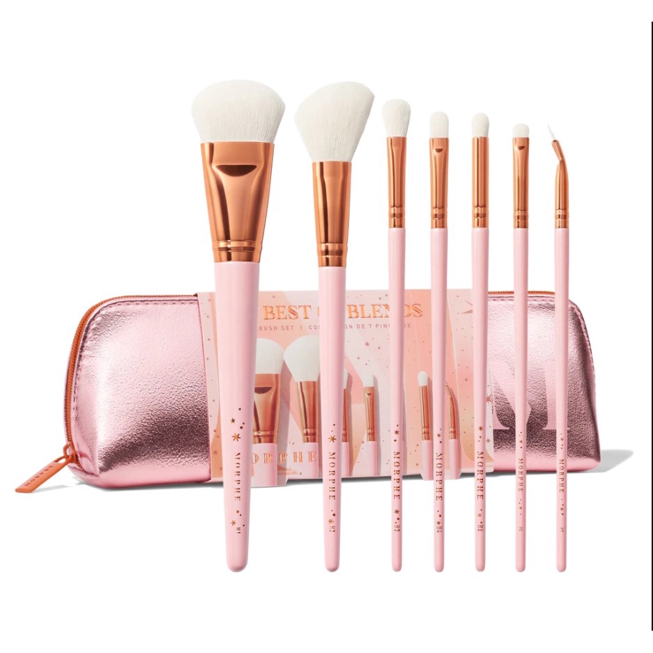 Morphe - Bộ 7 Cây Cọ Trang Điểm Morphe The Best Of Blends 7-Piece Brush Set  | Shopee Việt Nam