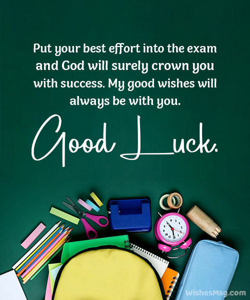 200+ Exam Wishes - Best Wishes For Exam | Wishesmsg