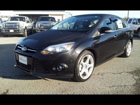 2013 Ford Focus Titanium Tuxedo Black Review At Ford Of Murfreesboro  888-439-1265 - Youtube