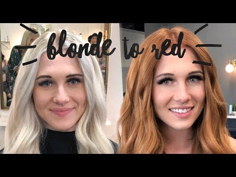 Blonde To Copper Red! Julianne Hough Inspired - Youtube