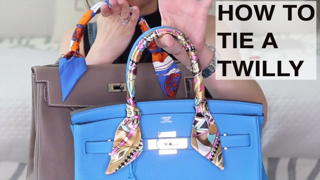 How To Tie A Twilly On Hermes - Birkin & Kelly - Youtube