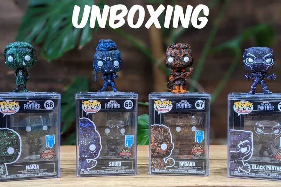 Black Panther Artist Series Funko Pop! Vinyl Figure Unboxing Review -  Youtube
