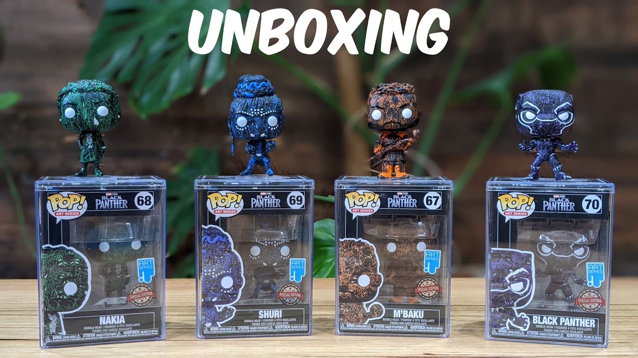 Black Panther Artist Series Funko Pop! Vinyl Figure Unboxing Review -  Youtube
