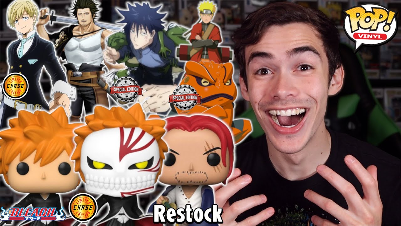 New Funko Pops | Bleach Bankai Hollow Mask Ichigo Aaa Exclusive Chase |  Shanks Restock | Sage Naruto - Youtube