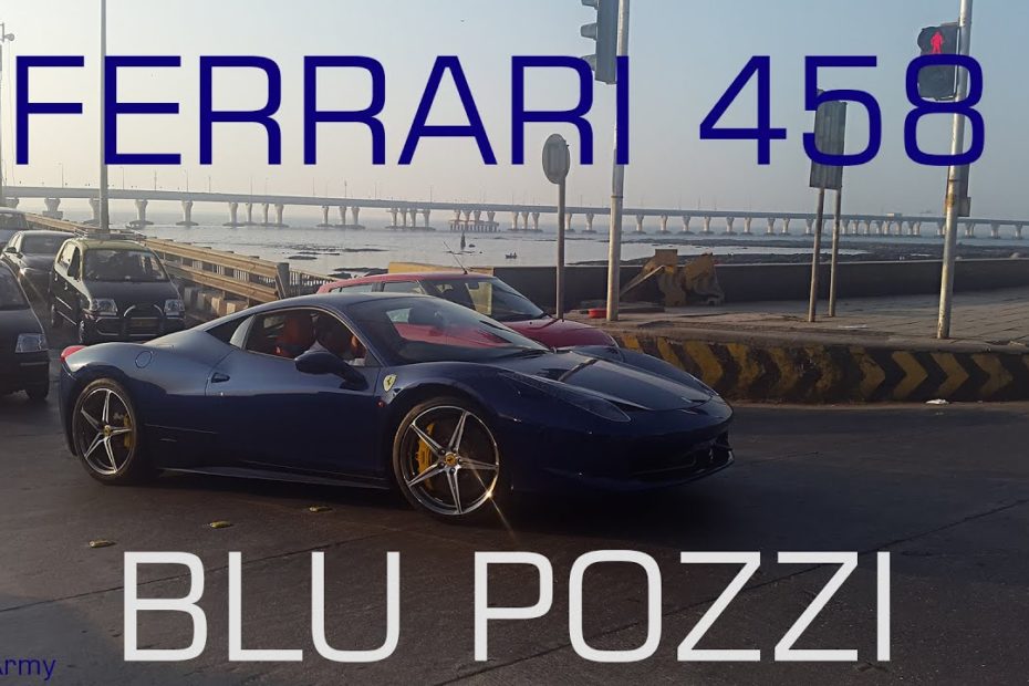 Ferrari 458 In Blu Pozzi Shade - Youtube