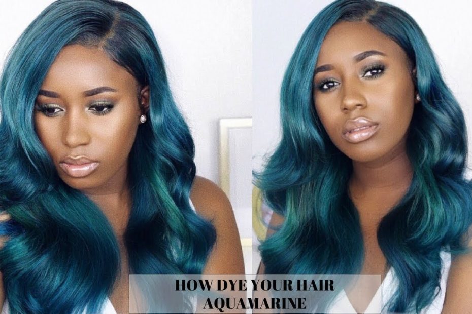 How To: Dye Your Hair Blue/Green | Vrbest Hair Review - Youtube