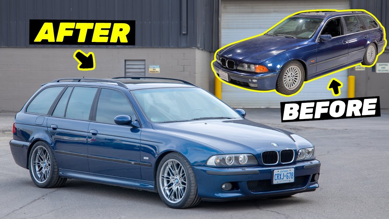 Building A Real Bmw E39 M5 Touring Wagon In 15 Minutes - Youtube