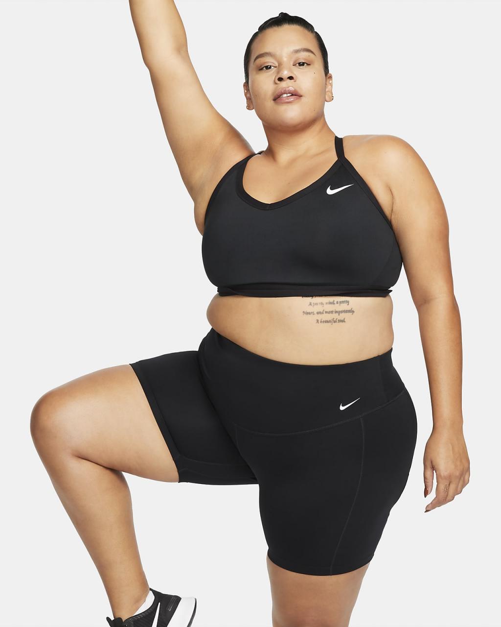 Nike One Leak Protection: Women'S Mid-Rise 18Cm (Approx.) Period Biker  Shorts (Plus Size). Nike Vn