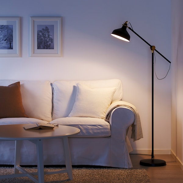 Floor/Reading Lamp, Ranarp, Black - Ikea