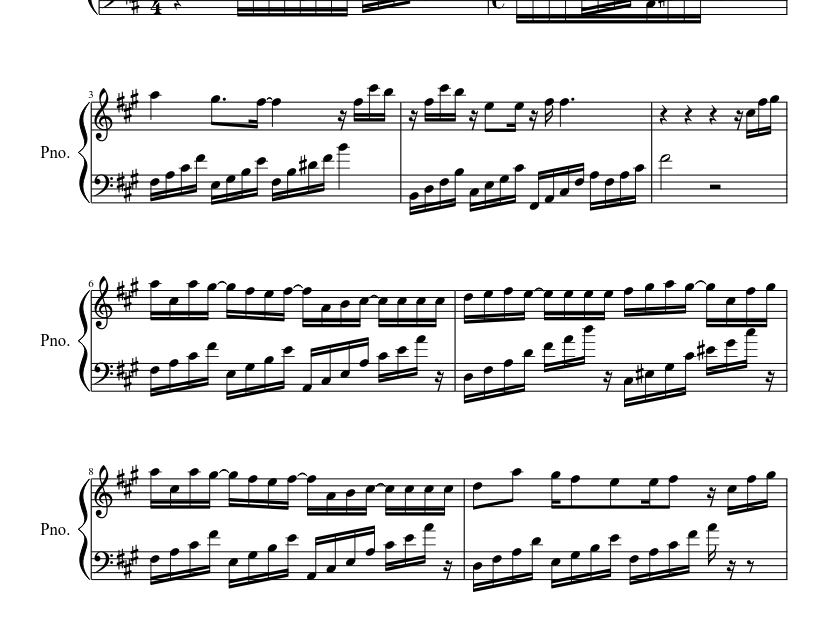 Blue Bird Sheet Music For Piano (Solo) | Musescore.Com