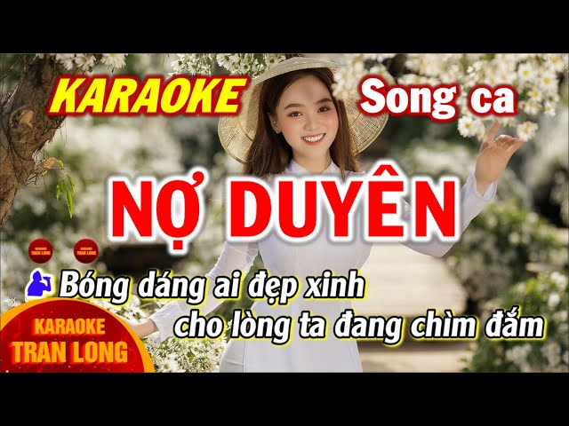 Karaoke | Nợ Duyên | Song Ca (Db) - Youtube