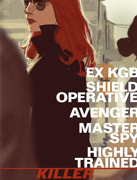 Your Nice New Outfit — Early Black Widow Promo Art