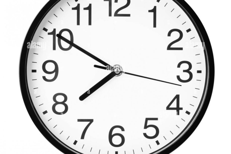 Wall Clock Black And White Stock Photos & Images - Alamy