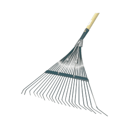 Garant Springback Lawn Rake With Wood Handle, Grizzly