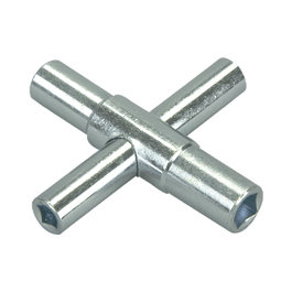 Lyncar Garden/Lawn Faucet, 4-Way Hydrant Key