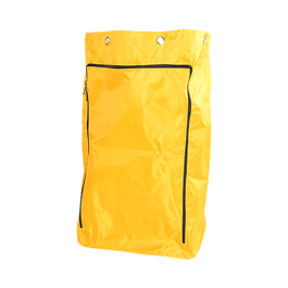 Replacement Bag for Premium Janitor Cart, 11"x18"x30", Yellow