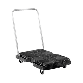 Rubbermaid Triple Trolley Utility Duty, Black